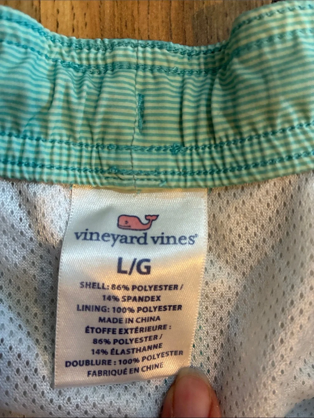 Vineyard Vines Light Aqua Men's Swim Trunks